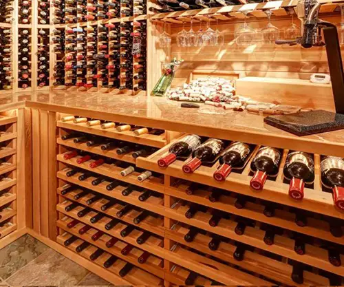 Cave d'exception du restaurant la Table de Trois à Bordeaux